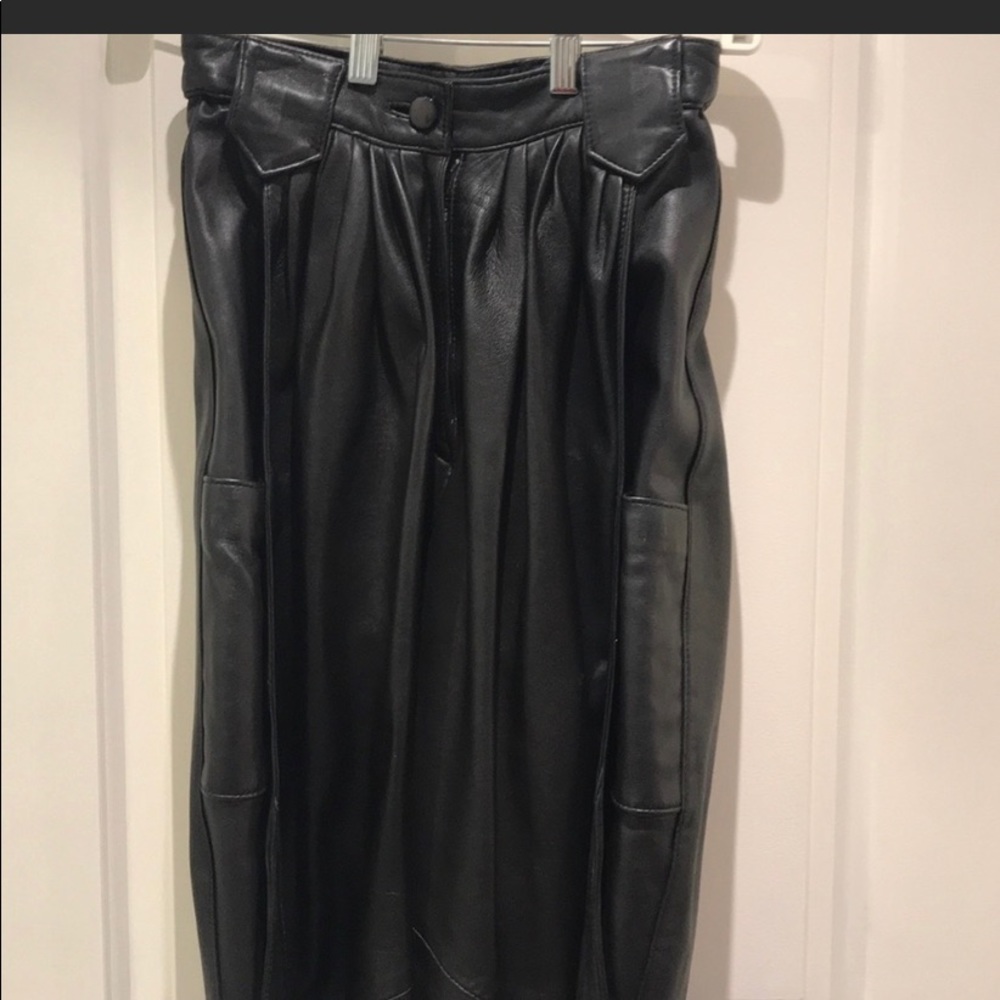 Black Leather Pants